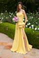 Vestido de novia sin tirantes color marfil Terani Couture 2111p4019