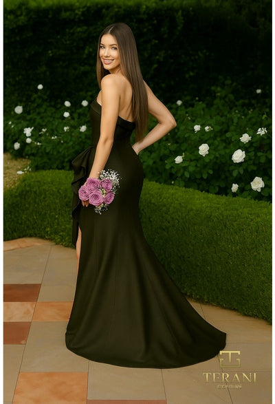 Terani Couture 2111p4019 Long Mermaid Gown – Formal Prom Elegance