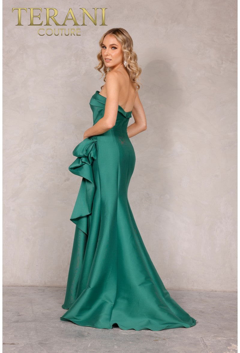 Terani Couture 2111P4019 Prom Long Strapless Dress