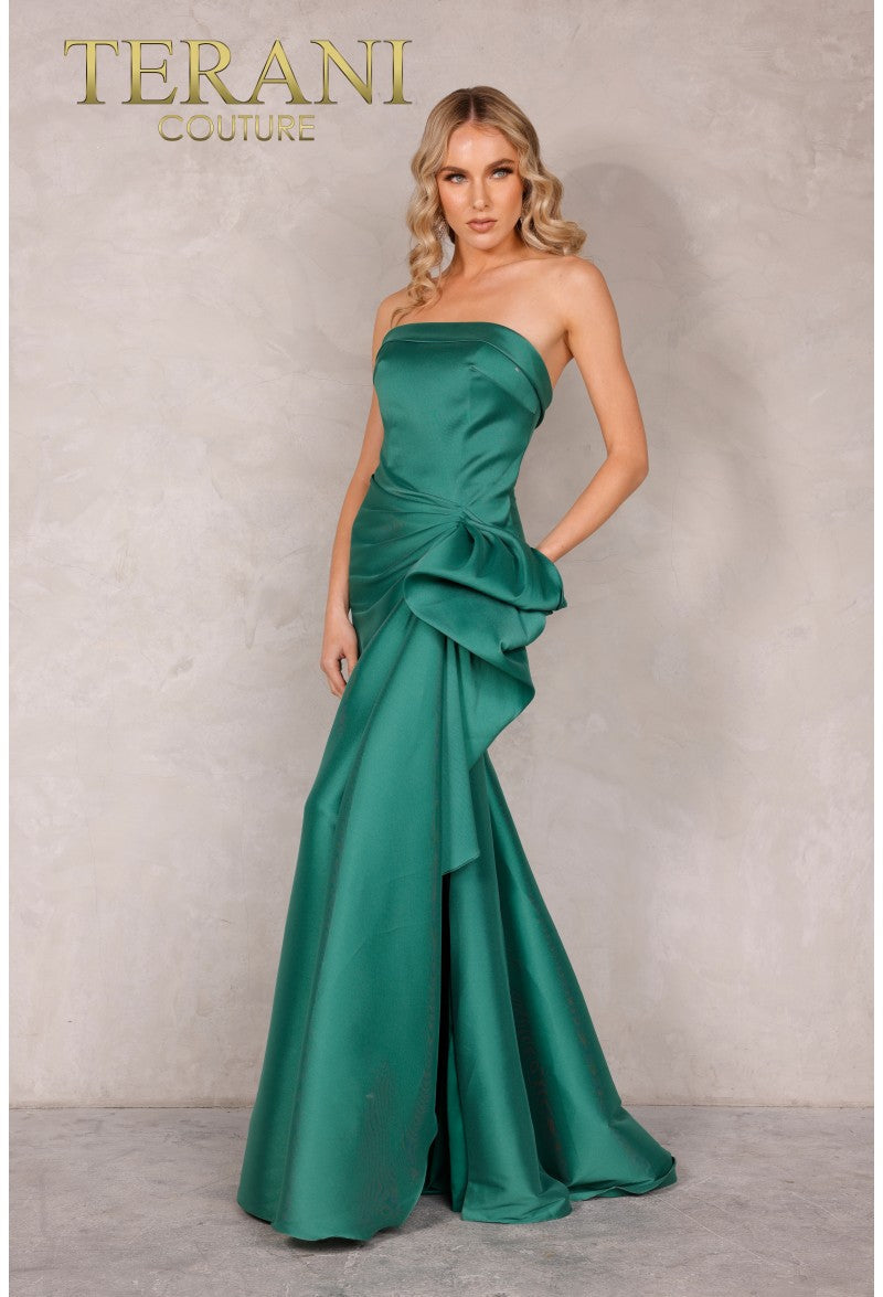 Terani Couture 2111P4019 Prom Long Strapless Dress