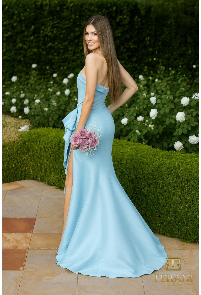 Terani Couture 2111p4019 Long Mermaid Gown – Formal Prom Elegance