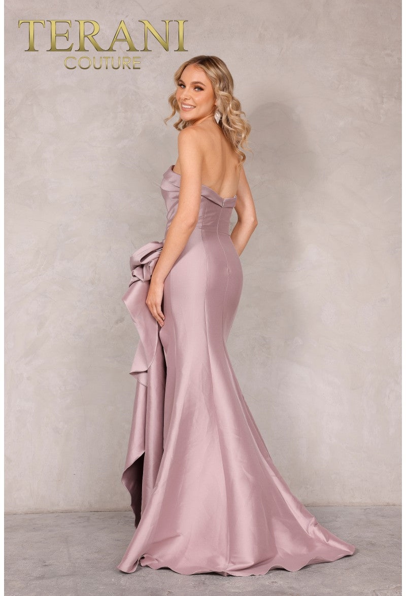 Terani Couture 2111P4019 Prom Long Strapless Dress