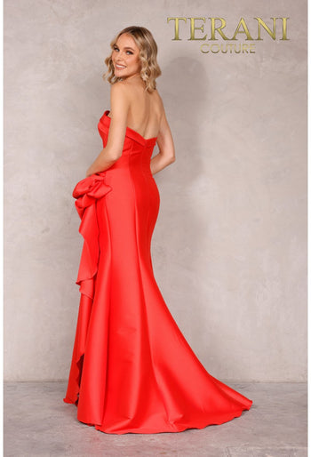 Terani Couture 2111p4019 Vestido largo sirena: Elegancia para el baile de graduación