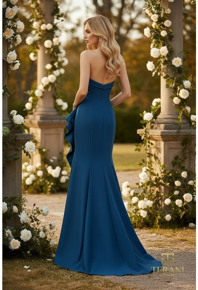 Terani Couture 2111p4019 Long Mermaid Gown – Formal Prom Elegance