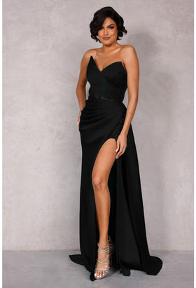 Terani Couture 2111P4020 Glamorous Evening Strapless Long Formal Premium Dress