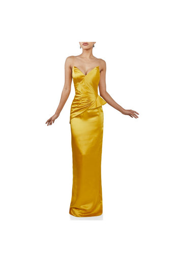 Terani Couture Sleek 2111P4066 Strapless Formal Prom Dress