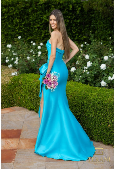 Terani Couture 2111p4019 Long Mermaid Gown – Formal Prom Elegance