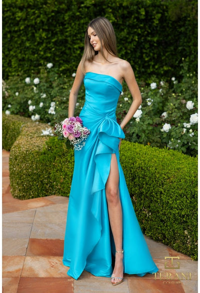Terani Couture 2111p4019 Long Mermaid Gown – Formal Prom Elegance