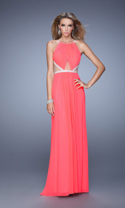 La Femme Bright Pink Dresses