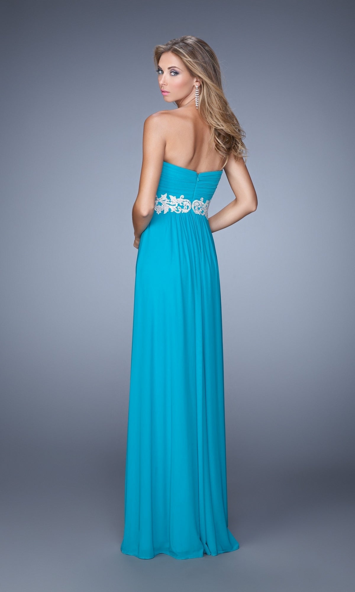 La Femme Peacock Dresses