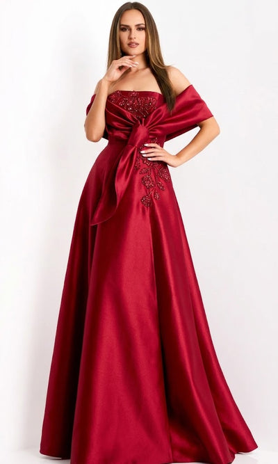 Jovani 44352 - Elegant Strapless Evening Gown