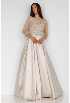 Terani Couture 2211M0120 Sophisticated Evening Mother of the Bride Formal Beaded Dress