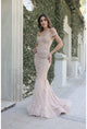 Terani Couture 2214GL0113 Fitted Beaded Formal Prom Gown