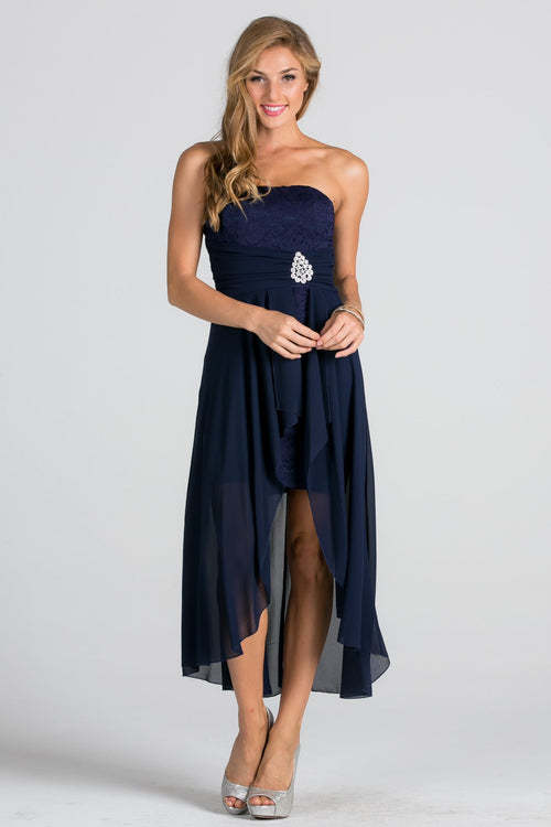 La Scala Navy Blue Cocktail Dresses