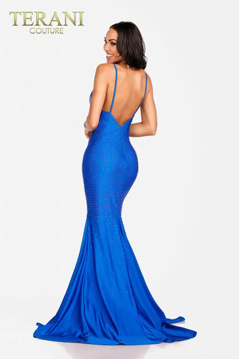 Terani Couture 231P0042 Elegant Fitted Long Prom Gown