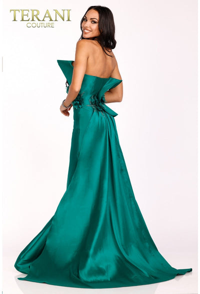 Terani Couture 231E0308 Formal Prom Mermaid Beaded Long Evening Stretch Mikado Dress
