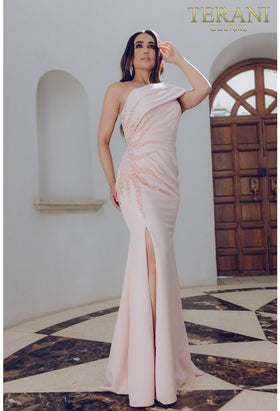Terani Couture 231M0473 Elegant Glamorous Sophisticated Evening Long Beaded Dress