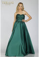 Sophisticated Terani Couture 231p0012 Beaded A Line Formal Prom Dress Long Elegance
