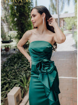 Women's High Low Dress Terani Couture 232C1122 Ruffle Cocktail