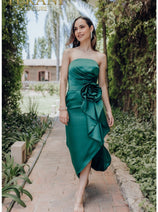 Women's High Low Dress Terani Couture 232C1122 Ruffle Cocktail