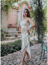 Women's High Low Dress Terani Couture 232C1122 Ruffle Cocktail