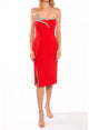 Terani Couture 232C1141 Timeless Short Cocktail Dress - Red / 6