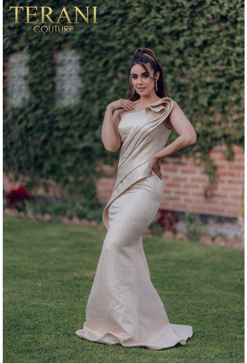 Terani Couture 232E1208 Long Fitted Mermaid Prom Dress