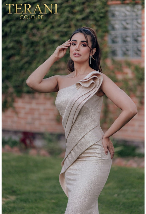 Terani Couture 232E1208 Long Fitted Mermaid Prom Dress
