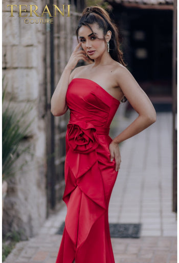 Sophisticated Terani Couture 232E1308 Mermaid Long Formal Evening Prom Dress