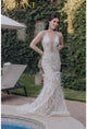 Glamorous Terani Couture 232GL1436 Beaded Mermaid Formal Prom Dress