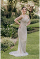 Romantic Terani Couture 232GL1457 Mermaid 3D Floral Long Prom Dress