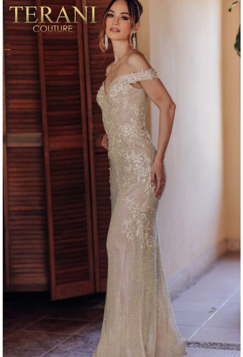Terani Couture 2011E2094 Elegant One-Shoulder Evening Gown