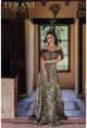 Terani Couture 232M1522 Long Pleated A-Line Formal Evening Dress
