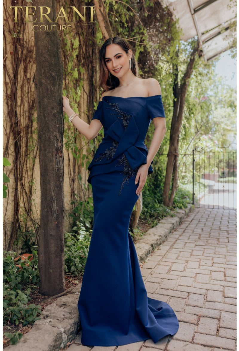 terani couture mermaid dress Terani Couture 261E6270 Long Formal Mermaid Evening Dress