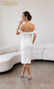 Vestido de cóctel corto ajustado con escote corazón Terani Couture 241C2309