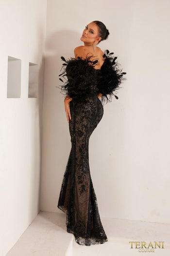Terani Couture 241e2479 Fitted Long Formal Evening Gown