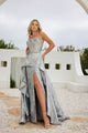 Terani Couture 241E2487 A-Line Evening Gown-Elegant and Flowing