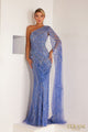 Terani Couture 241GL2634 Beaded Evening Gown-Elegant and Long
