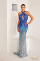 Terani Couture 241GL2679 Beaded Evening Gown-Luxurious and Long