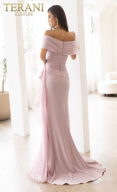 Terani Couture 241M2703 Sophisticated Mother of the Bride Wedding Long Chiffon Dress