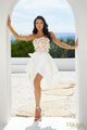 Cocktail Dresses Short Cocktail Dress Ivory Nude