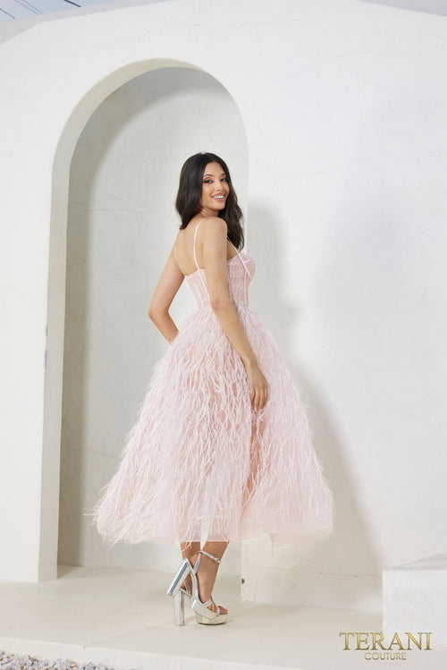 Vestido de fiesta de corte A Terani Couture 241P2022