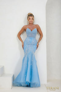 Terani Couture 241P2171 Majestic Mermaid Long Prom Dress