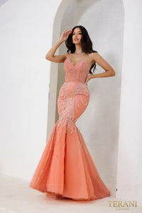 Terani Couture 241P2171 Majestic Mermaid Long Prom Dress