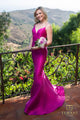 Prom Dresses Mermaid Long Formal Evening Prom Dress Fuchsia