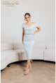Cocktail Dresses Fitted Short Cocktail Lace Dress Light Blue