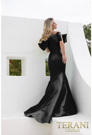 Vestido de noche largo de corte trompeta Terani Couture 241E2407