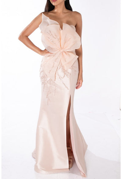 Terani Couture 241E2411 Sophisticated Red Carpet Trumpet Evening Premium Dress