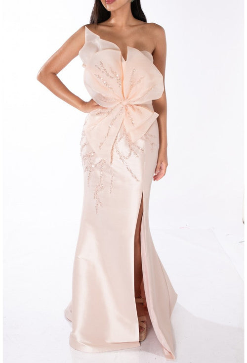 Terani Couture 241E2411 Sophisticated Red Carpet Trumpet Evening Premium Dress