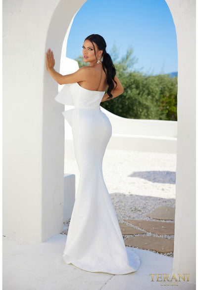 Terani Couture 241E2411 Sophisticated Red Carpet Trumpet Evening Premium Dress